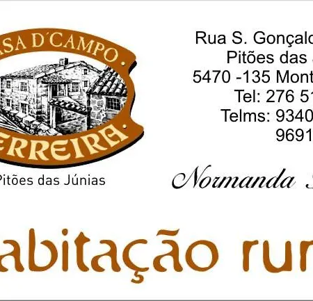 Casa D'campo Ferreira Casa de Férias *
